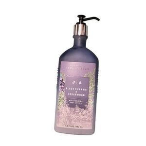 Bath Body Works BLACK CURRANT + CEDARWOOD Body Lotion Aromatherapy NEW